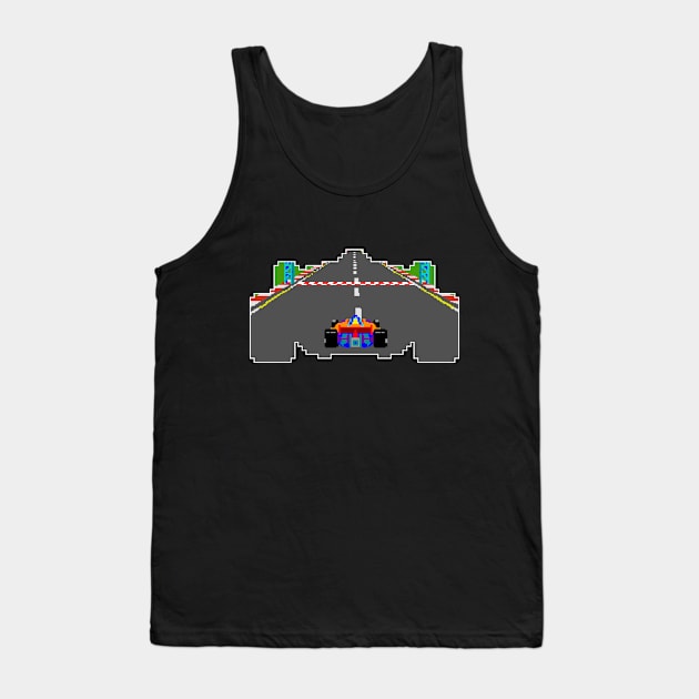 Pole Position Tribute Tank Top by 8-BitHero